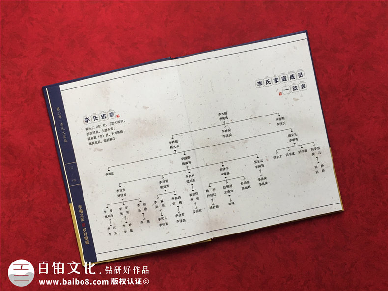 家譜策劃和設計-家譜設計有什么內(nèi)容第2張-宣傳畫冊,紀念冊設計制作-價格費用,文案模板,印刷裝訂,尺寸大小