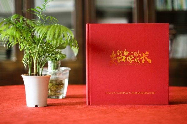 銀行公私聯動項目紀念冊案例模板-支行活動總結匯報畫冊怎么做?