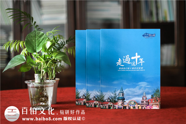 企業(yè)成立十周年文化畫冊(cè)設(shè)計(jì)-園區(qū)10年成長(zhǎng)紀(jì)念相冊(cè)式宣傳冊(cè)策劃