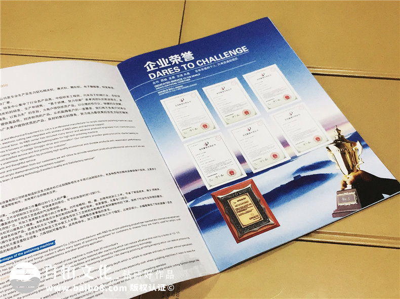機電產品宣傳冊設計-拋光機器械產品畫冊制作