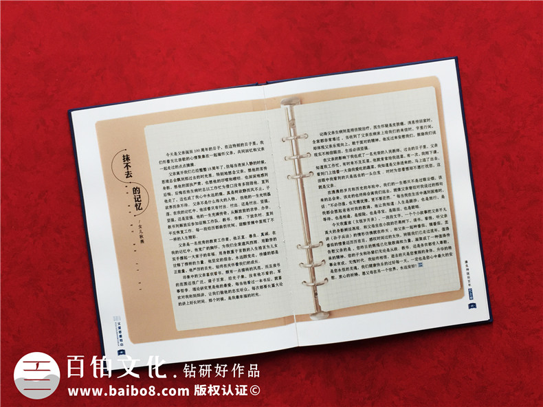 完成一次老人祝壽相冊(cè)制作 老人壽辰紀(jì)念冊(cè)將珍藏終生幸福生活！